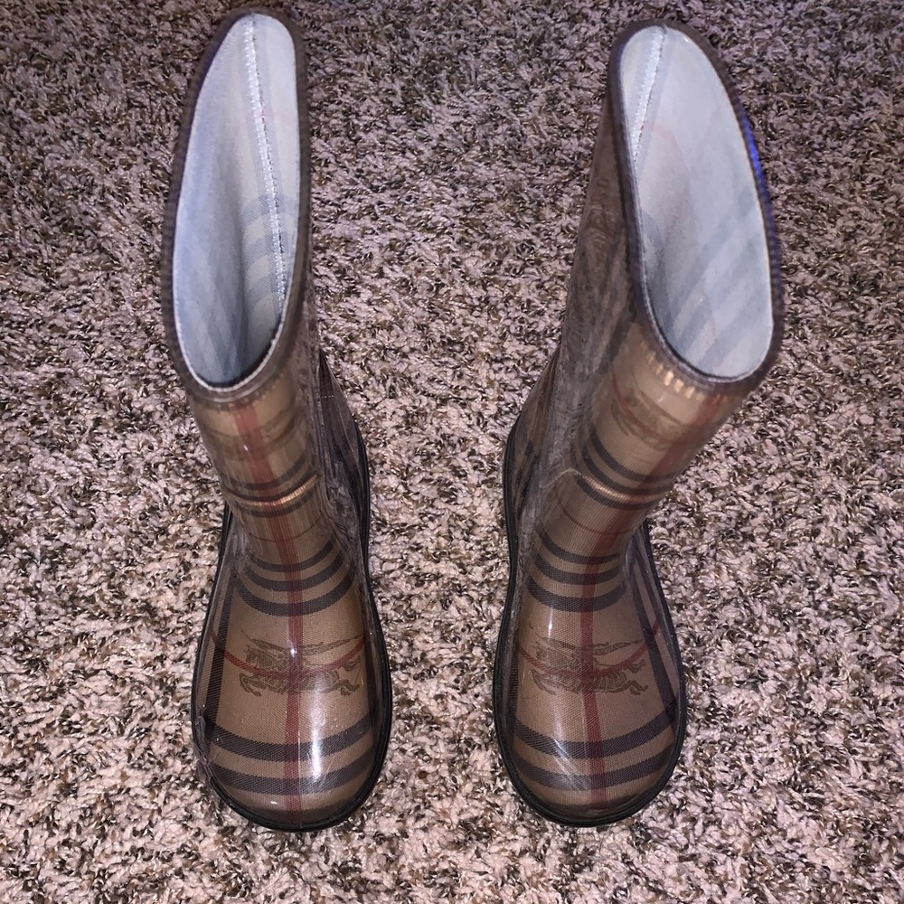 Unisex Burberry Rain Boots for kids